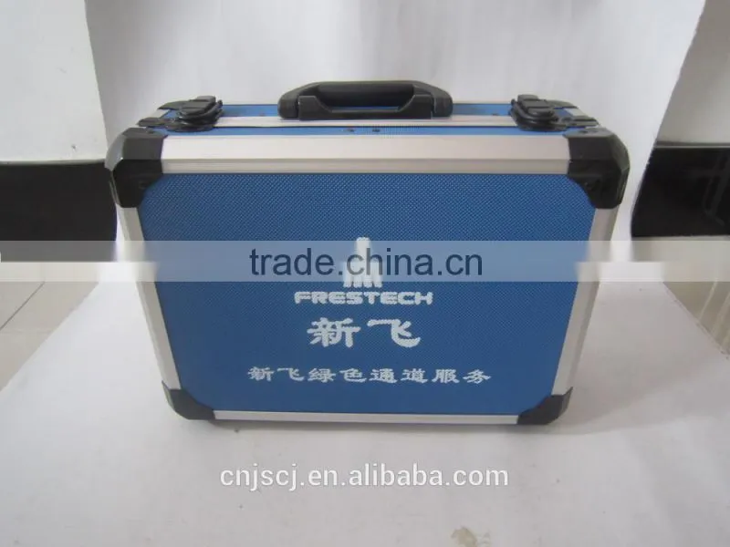Customized Blue Multi Function Aluminum tool case,instrument case,permanent protection