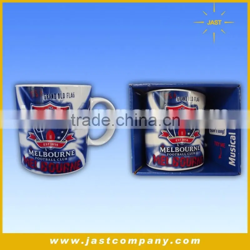 Christmas designed Waist drum-shaped ceramic mug