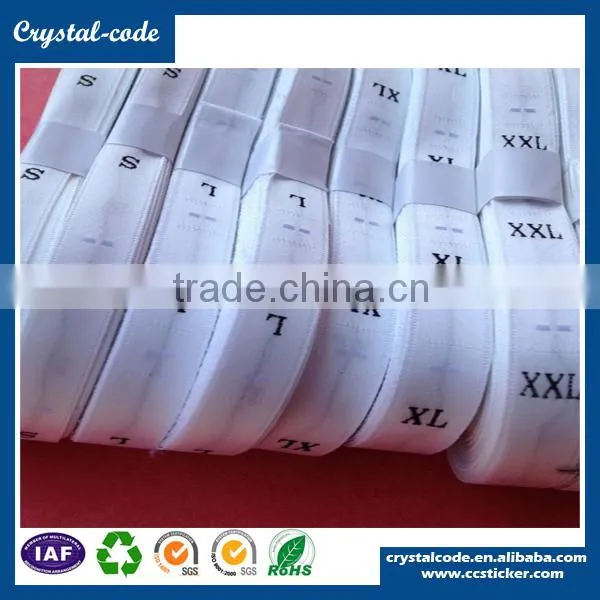 sew on clothing wholesale cotton sticker self adhesive washable ribbon for fabric label