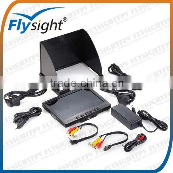 H1878 Newest Flysight black Pearl RC801 Lite 7 inch 1280*800 HD LCD Display Monitor /w intergrated battery Support HDMI 1.3 in
