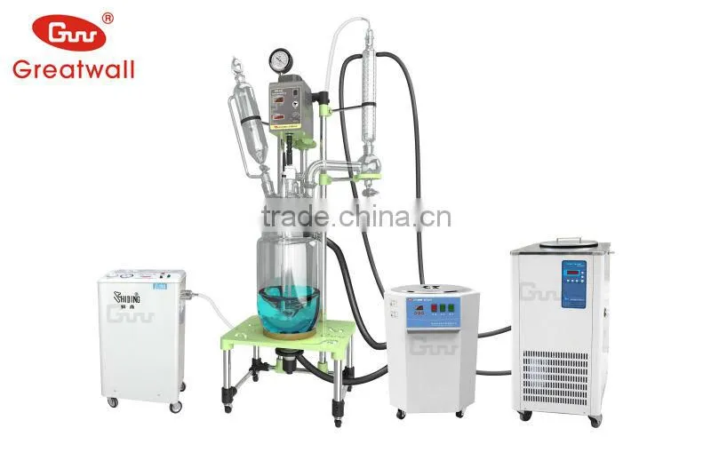 5L Circulating Oil Bath with 5L Double Layer Reactors