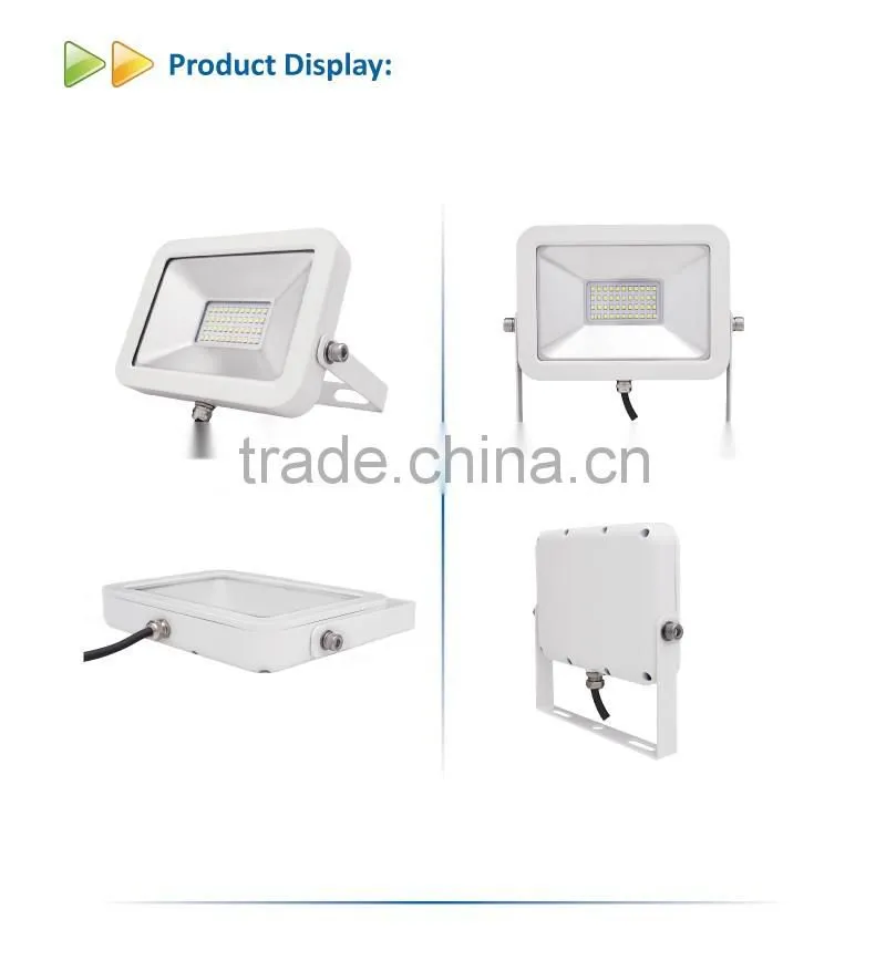 New arrival Super slim led flood light IP65 waterproof outdoor 20w LED project lighting