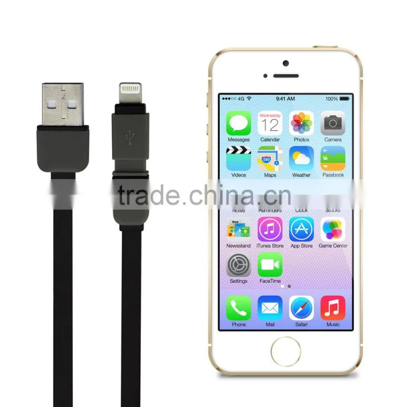 2015 best flat cord wire and data cable hot selling flat usb cable charger for all smart phone