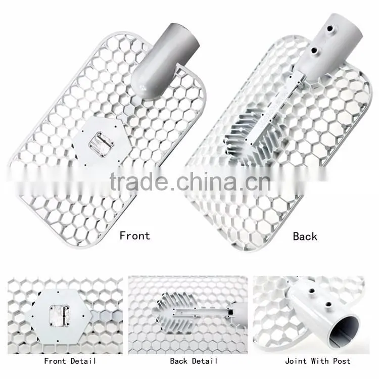 Solar LED street light housing , die cast aluminum factory price LED street light housing