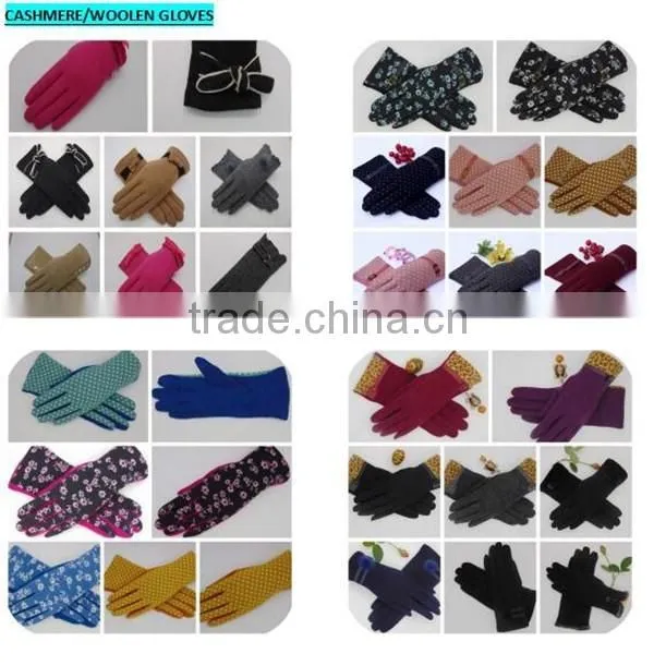 Alibaba Hot Fleece Wool Thin Specialized Cycling Gloves