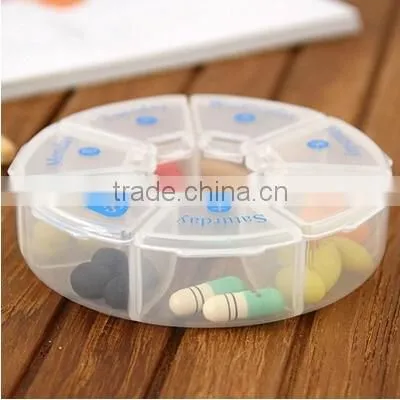 Travel pill box ,7 days pill box /container