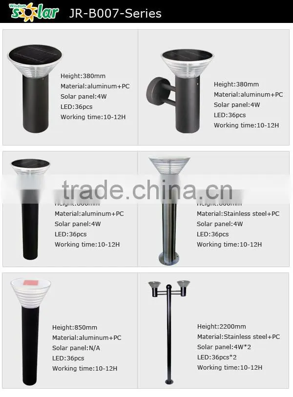 deck bollard sidewalk light solar decking light solar led garden lights(JR-CP10)