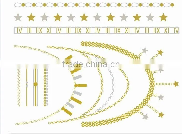 New arrival wholesale non-toxic ecofriendly waterproof elegant decorative craft colorful hair sticker