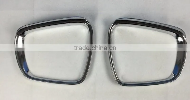 Electroplate Rearview Side Mirror Sun Rain Visor Shield Water Rainproof Cover ABS Chrome 2 Pcs For KADJAR Car Accessories 2016