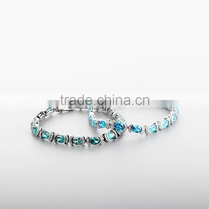2016 Wholesale Latest Design 925 Silver Lovans Jewelry Stone Bracelet