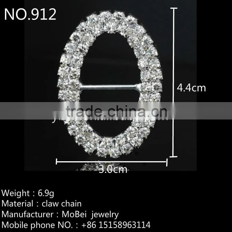 Hot ! Small Rhinestone Ribbon Button For Wedding Invitation-912