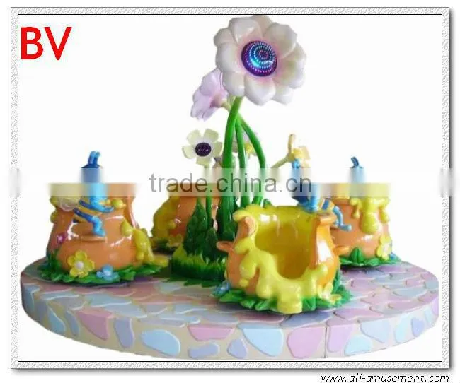 Amusment park indoor carnival game machine rotary coffee cup