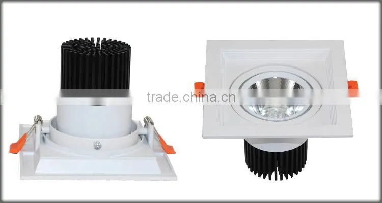 6.5 inch square down light 20W 30watt rectangular downlight with Cree chip