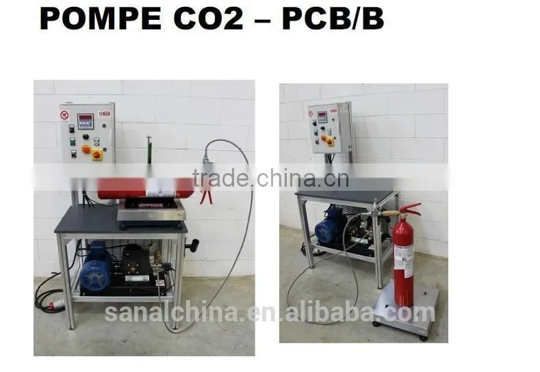 fire extinguisher CO2 filling machine WITH POMPE CO2