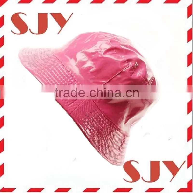 Waterproof Folding Crushable Bucket Style Rain Cap Hat