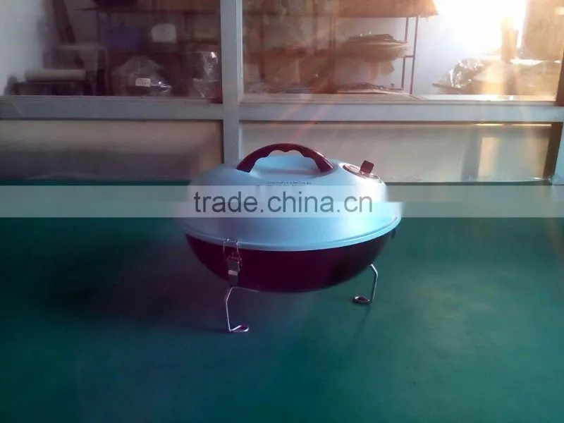 14inch portable football bbq grill