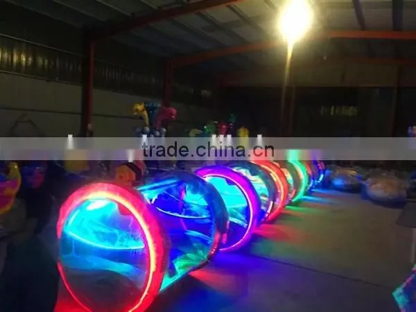 Attractive battery operated balanced happy le bar car rotating amusement rides