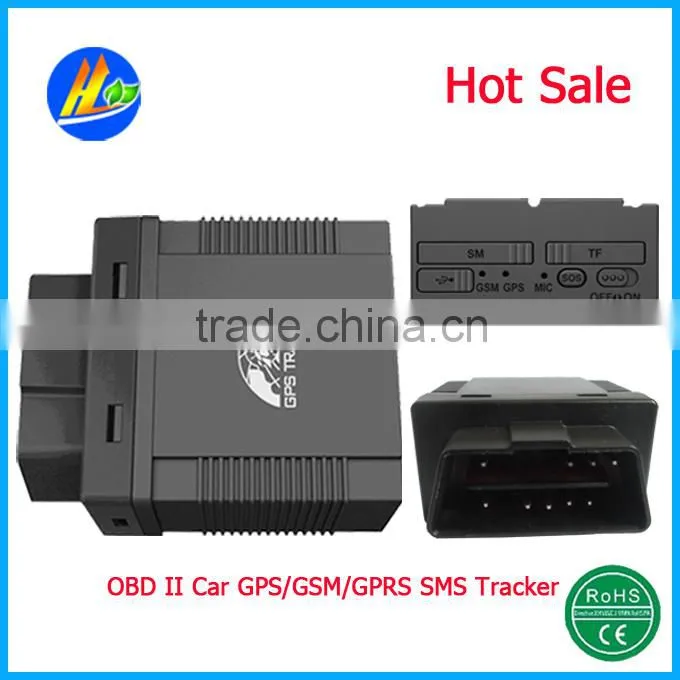plug-and-track obd ii tracker vehicle tracking with APP tracking on phone