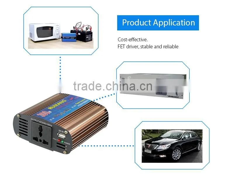 Best quality CE for computer 12v 220v inverter with battery charger