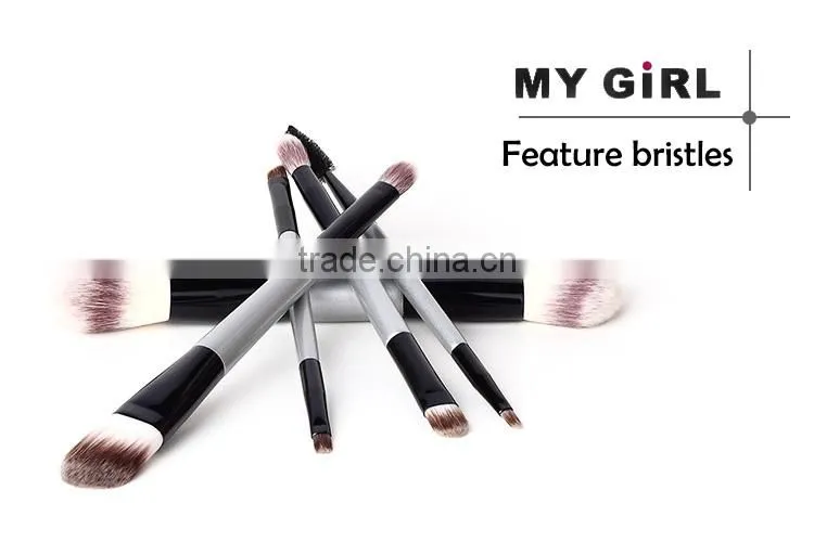 MY GIRL Cheapest Price Double End side Synthetic hair makeup brush set eyebrow brush blusher eyelash brush