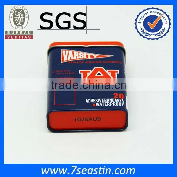 metal tin box for brand-aid