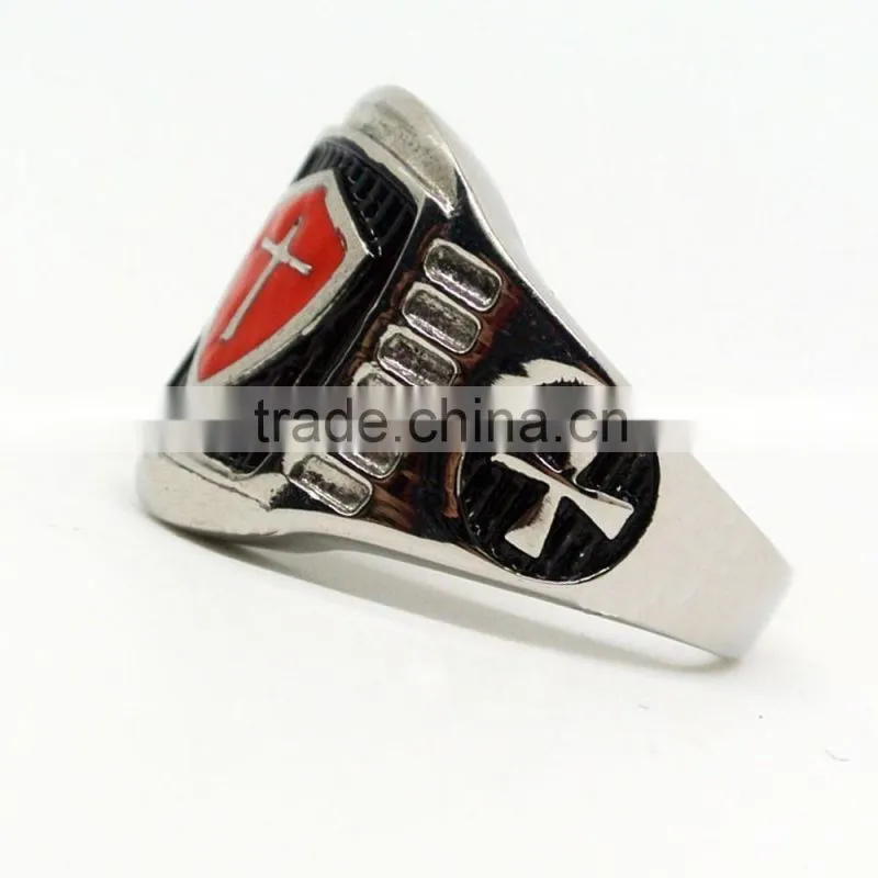 Jingli Jewelry China factory best seller stainless steel crystal women skull rings (HS-109)
