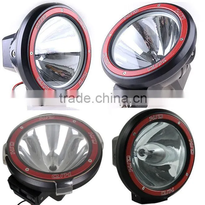 12V 35W 55W 9-32V hid driving light work light 75W 7 inch hid spot light 4x4