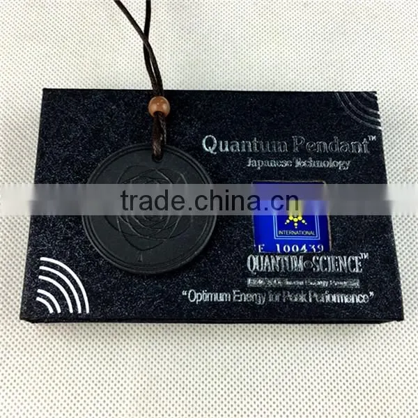 energy stone pendant with card package as gift to friends