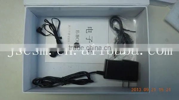 HOT! 7 touch ebook with multifunction and TFT screen 800*480 high resolution 720P video file supported made in china