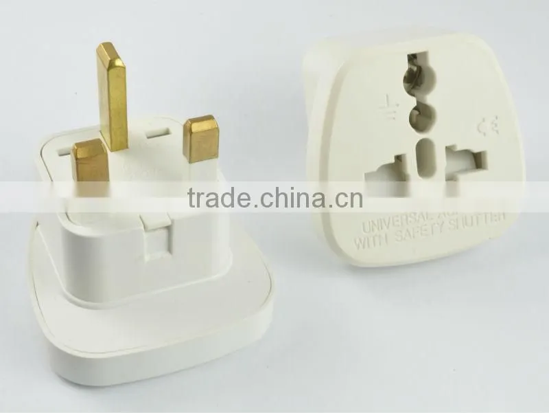 2016 new World travel adaptor,universal to Singapore malaysia UK travel plug adapter, travel adapter safety shutter SS-7