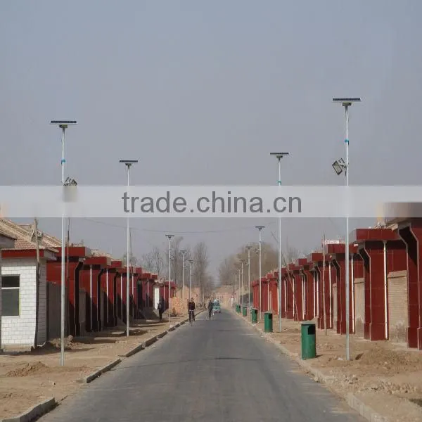 shenzhen mindtech automatic time-controlled solar street light pole IP65 certificated CE&RoHS MRD 807