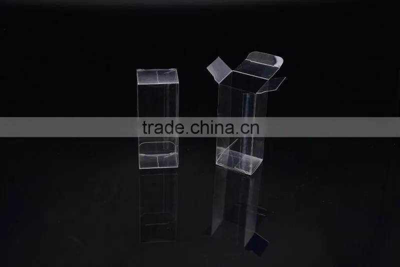 transparent plastic gift folding box