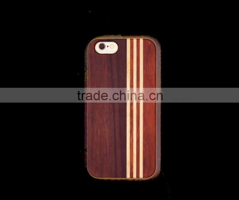 MOBILE PHONE CASE CUSTOMIZED in natural solid wood finish