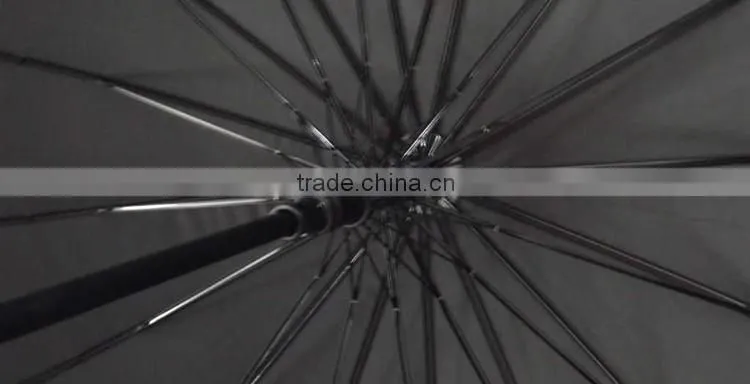 24k katana handle umbrella straight auto open umbrella with sword handle manufacture by china parasol factory