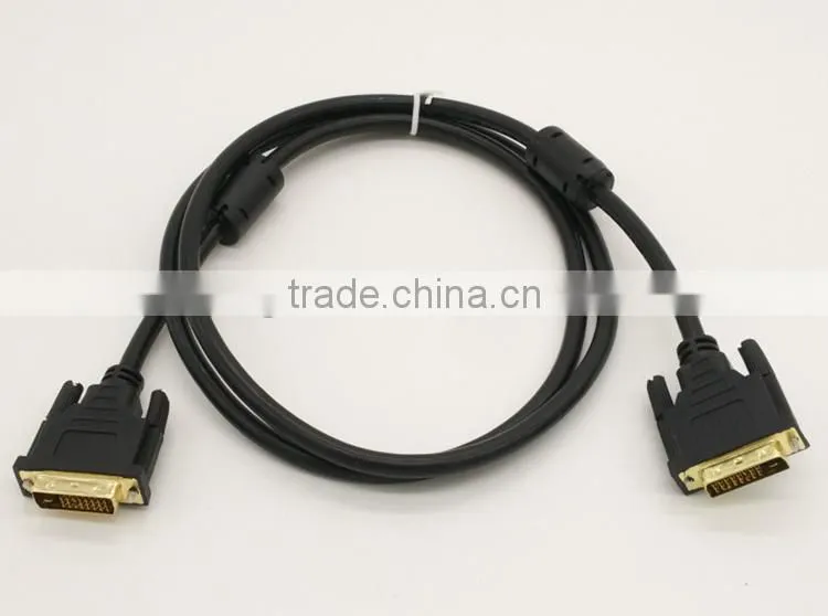 high resolution DVI cable male to male 24+1 for television/TV for best price