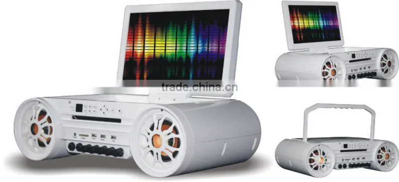 12inch Portable DVD Player Compatible with DVD, VCD, MP3, MP4 JPEG(DRVX)