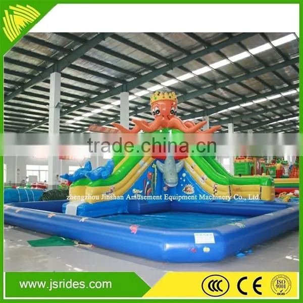 best seller large inflatable pool slide giant inflatable pool slide for adult