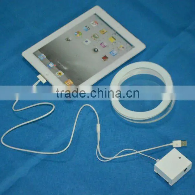 Elegant! Crystal Tablet PC Stand For Ipad with alarm function!