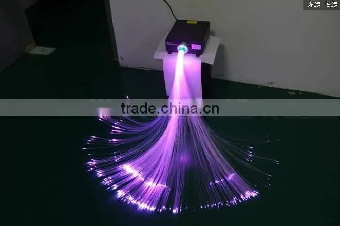 RGB color mess & DMX 512 acrylic fiber optic crystal chandelier
