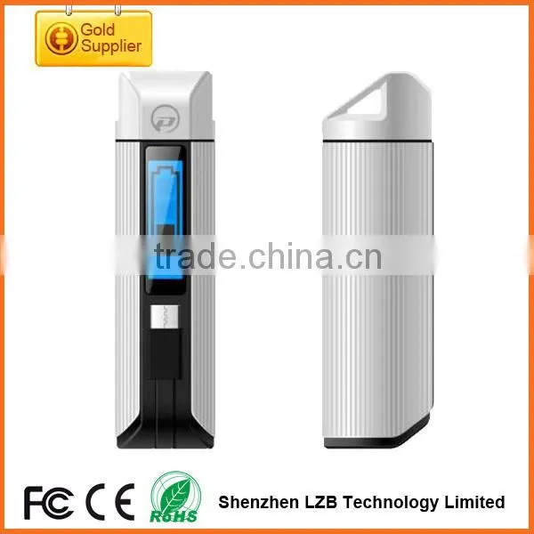 2200mAh portable li-ion mobile power bank with TF card reader, Multifunction 2000 mAh power bank