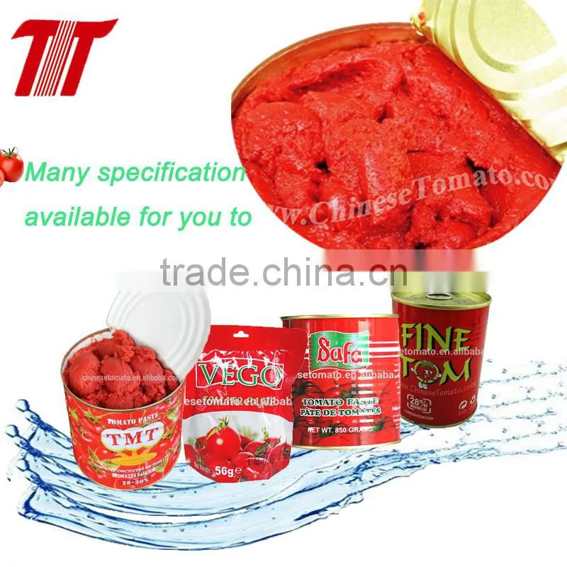 70g Tomato Paste of VEGO Brand Packing in Sachet
