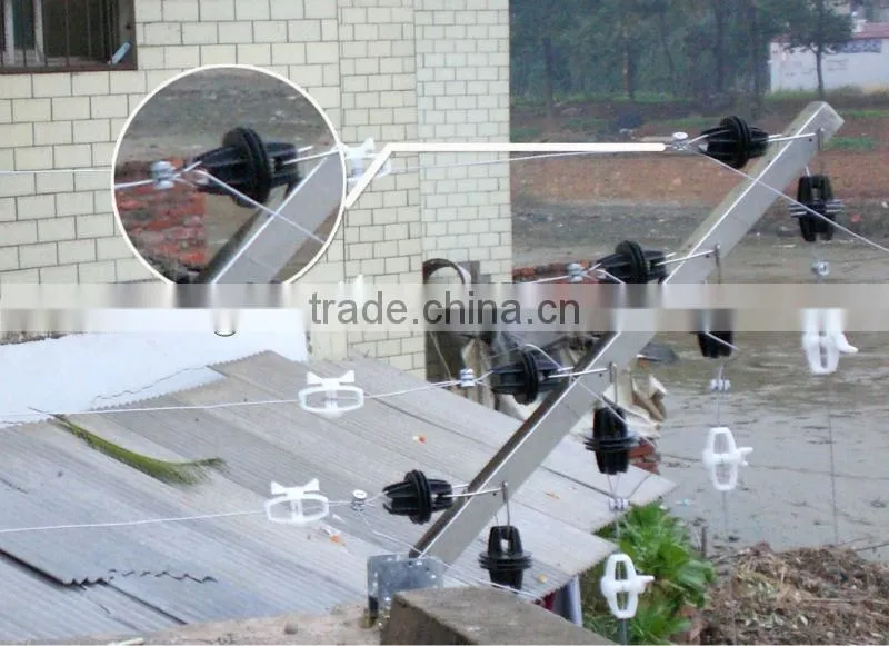 Aluminum multi function electric fence wire joint clamp