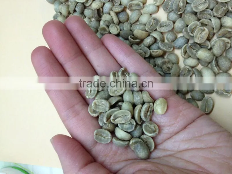 Roasted Robusta green coffee Beans with Fairtrade certification