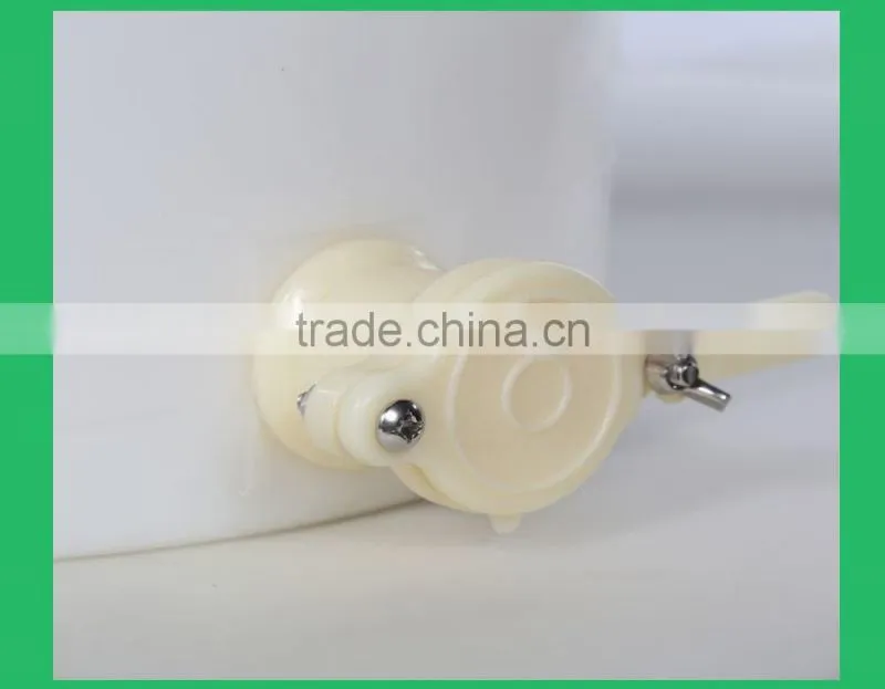 2016 Chinese hot sale Non-pollution No crevice 2 frame plastic honey extractor with flow closure