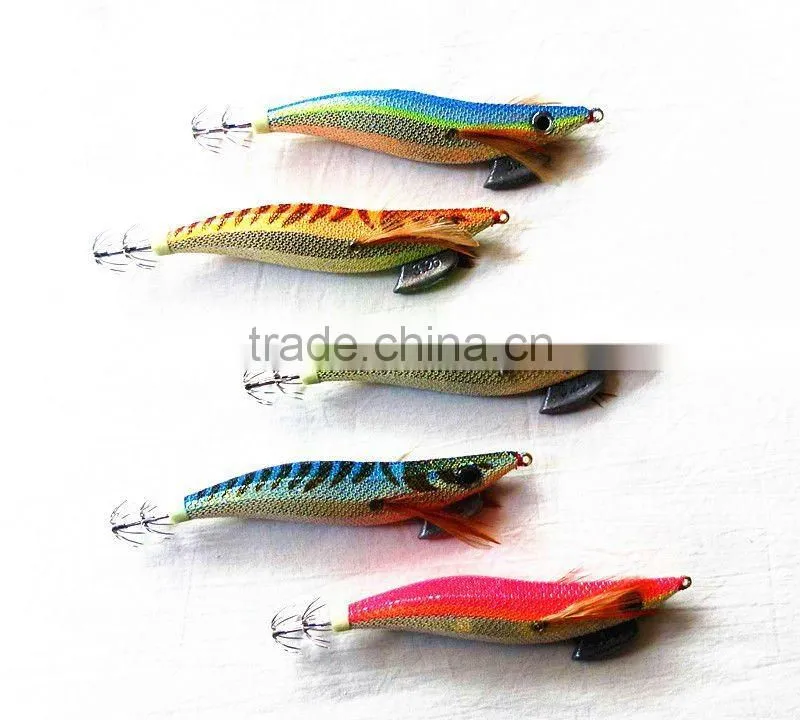 squid jig lure with hooks