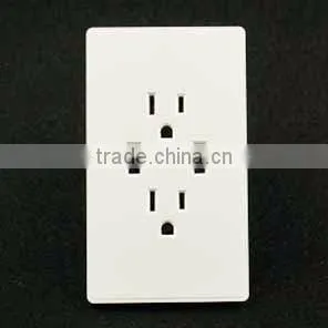 Multiple power socket US standard usb wall socket with intertek report