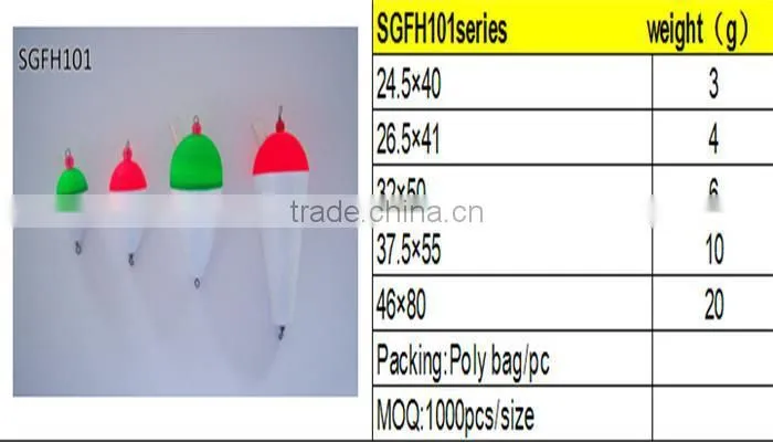Fishing tackles plastic fishing float fishing accessories fishing equipments