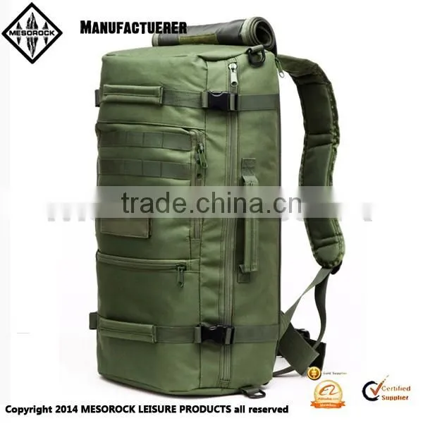 60L Water-Resistant Male Outdoor Tactical Military Backpack Climbing Bag Travel Backpack