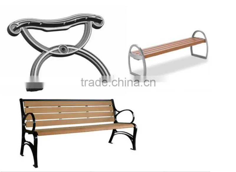 Wood Park Bench