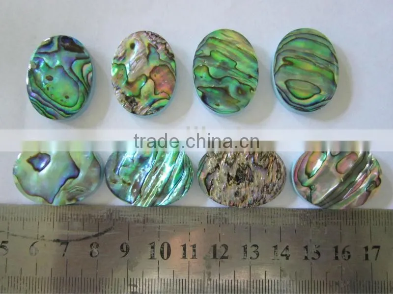 oval shaped abalone cabochon